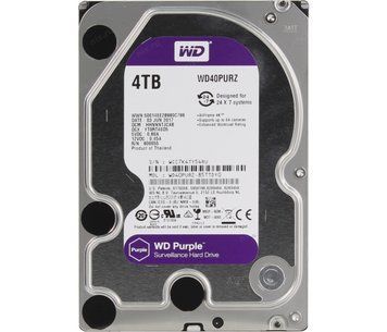 Жесткий диск Western Digital Purple 4TB 64MB 5400rpm WD43PURZ 6Gb/s U_21592 фото