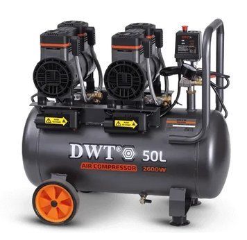 Безмасляний компресор DWT K26-50 OA-CU DC_405031 фото