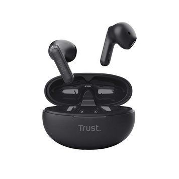 Наушники TWS Yavi Earphones BT 5.3, ENC, SBC, Mic, Черый Trust RC_25298_TRUST фото