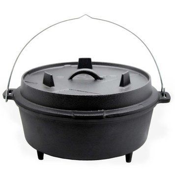 Голландская печь казан жаровня SANTOS, 5,7л с ножками 897085 GR_010975 фото
