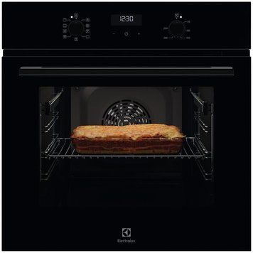 Духова шафа Electrolux електрична, 65л, A, дисплей, конвекція, телескопічні напрямні, чорний RC_EOF5C50BZ фото