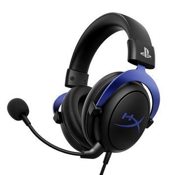 Гарнитура HyperX Cloud PS5/PS4, mini-jack, черно-синий RC_4P5H9AM фото