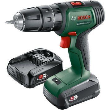 Bosch Шуруповерт-дрель аккумуляторная UniversalImpact 18В 2х1.5А&middot;час 20Нм 0-440&middot;0-1450об&middot;мин кейс ЗП 1.3кг RC_0.603.9D4.102 фото