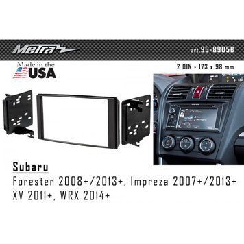 Переходная рамка Metra 95-8905B для Subaru Forester, Impreza, XV, WRX AV_95-8905B фото