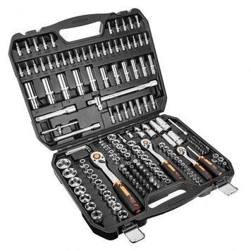 Набор инструмента Neo Tools, 182 ед., 1/2, 3/8, 1/4 RC_10-074 фото
