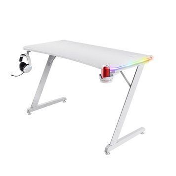 Стіл GXT 709W LUMINUS, (120х74см), RGB, білий Trust RC_25328_TRUST фото