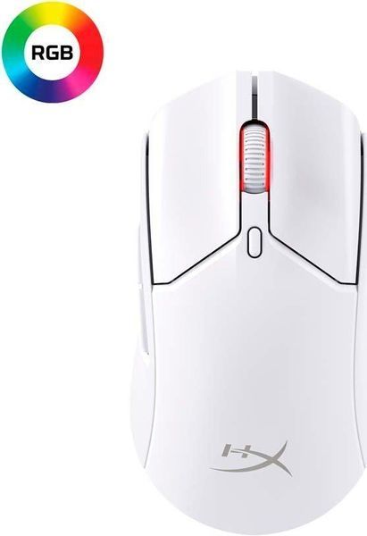 Мышь HyperX Pulsefire Haste 2, RGB, USB-A/WL/BT, белый RC_6N0A9AA фото
