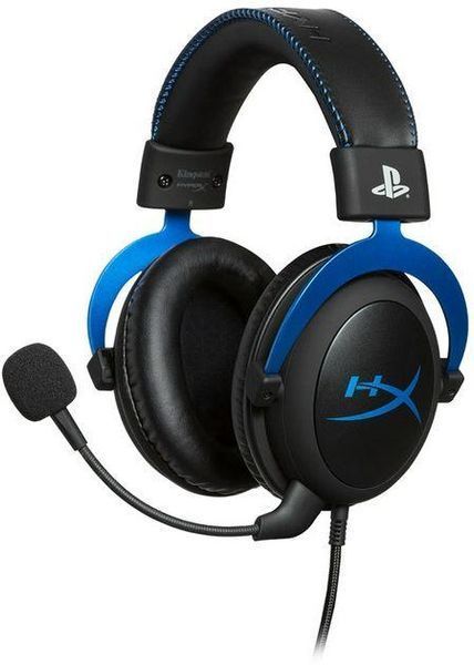 Гарнитура HyperX Cloud PS5/PS4, mini-jack, черно-синий RC_4P5H9AM фото