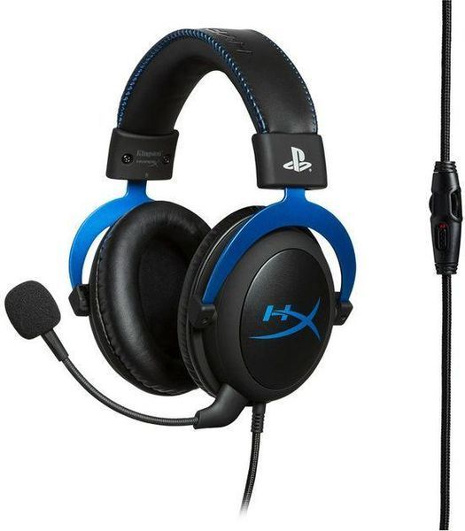 Гарнитура HyperX Cloud PS5/PS4, mini-jack, черно-синий RC_4P5H9AM фото