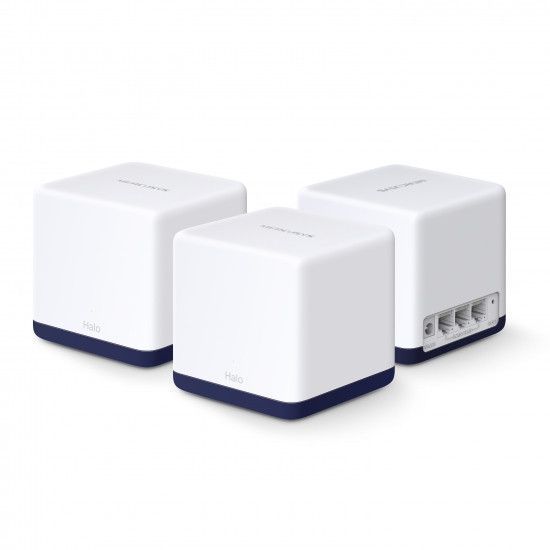 Маршрутизатор MERCUSYS HALO H50 3PK AC1900 3xGE LAN/WAN MESH RC_HALO-H50G-3-PACK фото