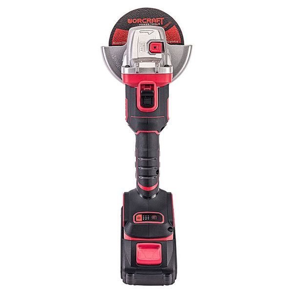 Аккумуляторная бесщеточная шлифмашина угловая WORCRAFT CAG‑S20LiBM-125 WM_13290 фото