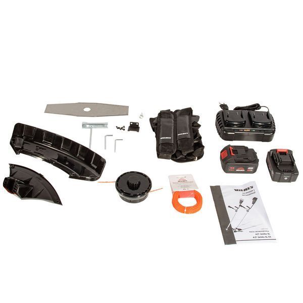 Коса акумуляторна Vitals AZT 3654a BL Kit IN_243065 фото