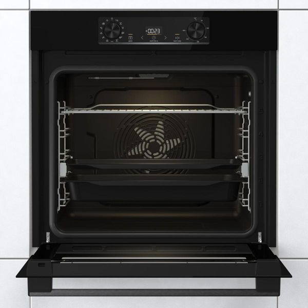 Духова шафа Gorenje електрична, 77л, A+, пара, дисплей, чорний RC_BOS6737E13BG фото