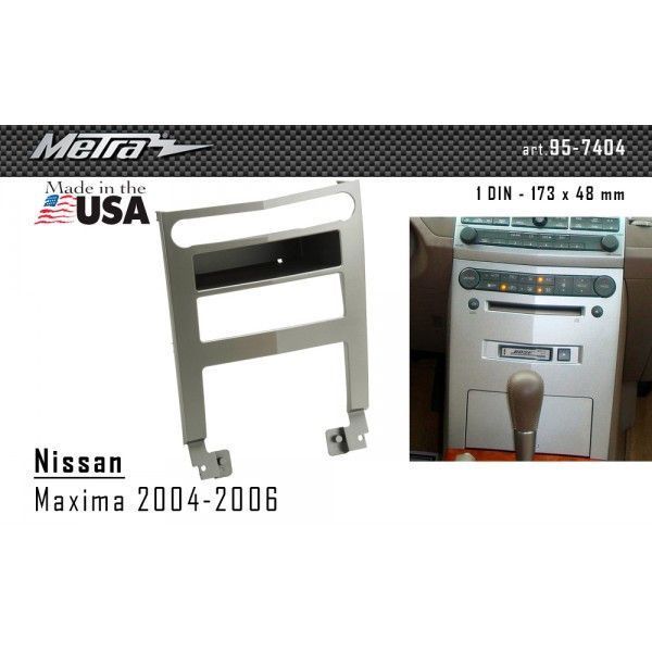 Перехідна рамка Metra 99-7404 для Nissan Maxima 2004-2006 AV_99-7404 фото