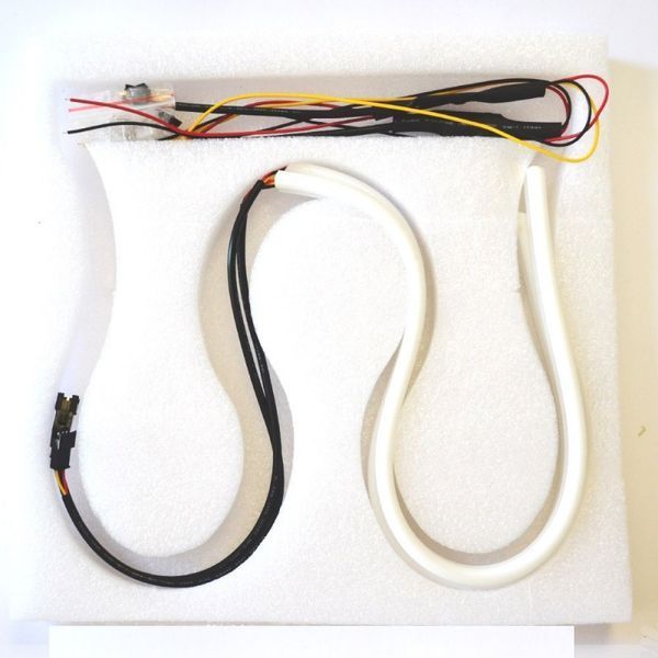 Денні ходові вогні DRL Mitsumi FLEX White 2*450mm KL_700 фото