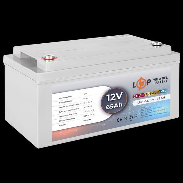 Аккумулятор гелевый LPN-GL 12V - 65 Ah LP_13718 фото