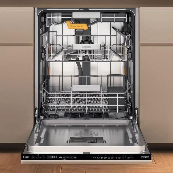 Посудомоечная машина Whirlpool встроенная, 14компл., A+++, 60см, дисплей, 3й корзина, белая RC_W8IHP42L фото