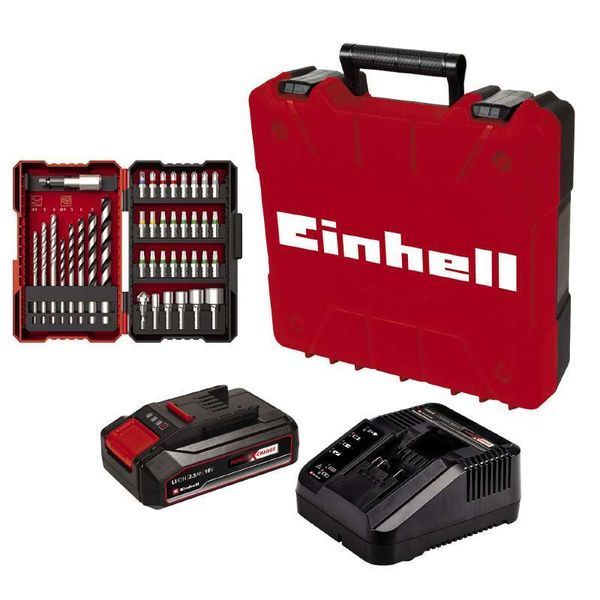 Шурупокрут-дриль акумуляторний Einhell TE-CD 18/2 Li +39, PXC 1.1 кг RC_4514219 фото