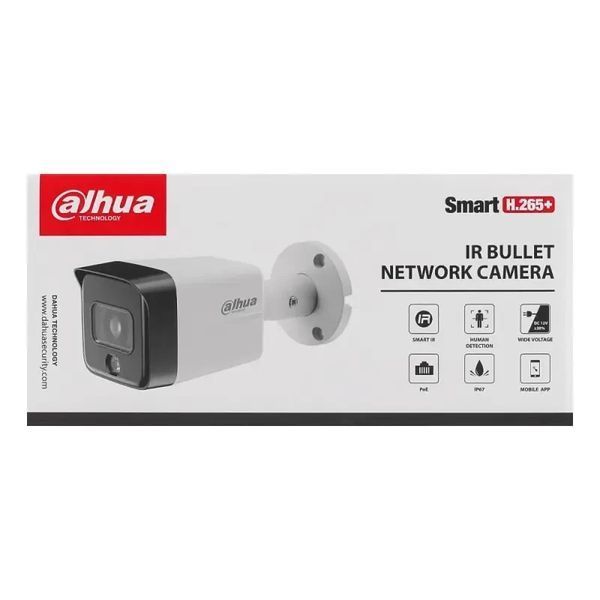 Відеокамера Dahua DH-IPC-HFW1431TC-A, 4 Мп, вулична IP, зі звуком U_38774 фото