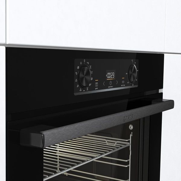 Духова шафа Gorenje електрична, 77л, A+, пара, дисплей, чорний RC_BOS6737E13BG фото