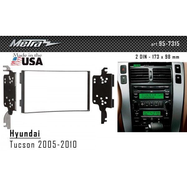 Перехідна рамка Metra 95-7315 Hyundai Tucson AV_95-7315 фото