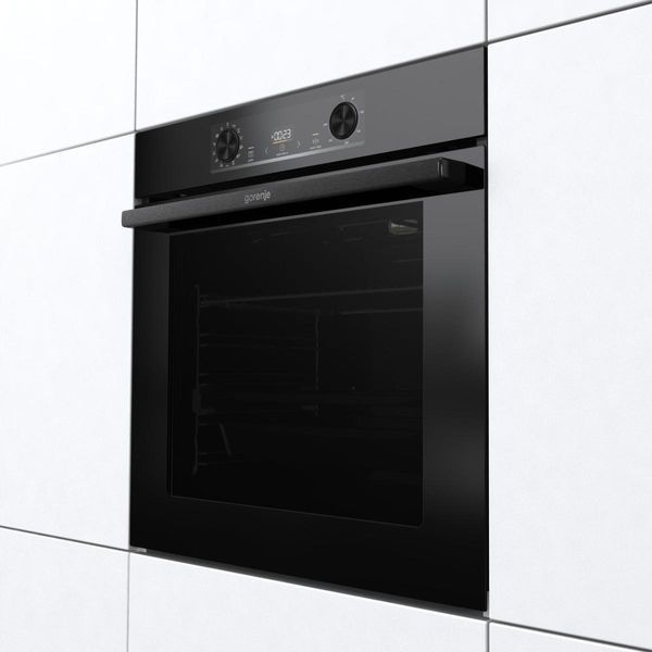 Духова шафа Gorenje електрична, 77л, A+, пара, дисплей, чорний RC_BOS6737E13BG фото
