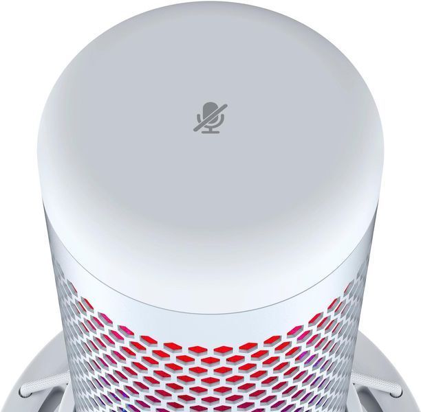 Геймінговий мікрофон HyperX QuadCast S, Omni/Uni/Bi, USB-A, 3м, NGenuity, RGB, білий-сірий RC_519P0AA фото