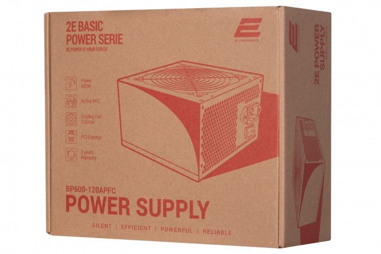 Блок питания 2E BASIC POWER (600W) RC_2E-BP600-120APFC фото