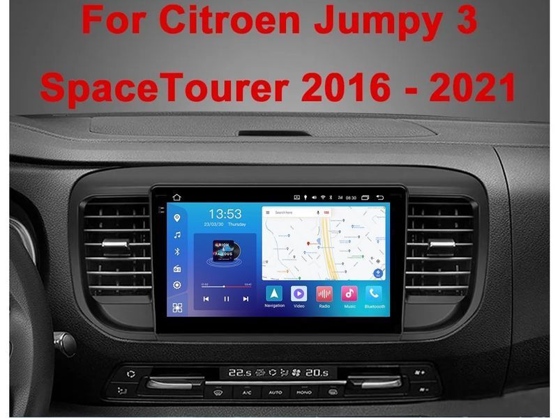 Штатна автомагнітола FORS.auto FS 4 PRO для Citroen Jumpy/SpaceTourer (4+64Gb, 9") 2016-2021 FA_FS-4474 фото