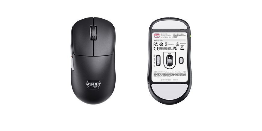 Cherry Xtrfy Миша M68 PRO, 8K, WL/USB-A, RGB, чорний RC_CX-M68W-PRO-BLACK фото