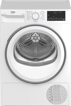 Сушильна машина Beko тепловий насос, 7кг, A++, 54.3см, дисплей, підсвічування барабана, білий RC_B3T67230 фото