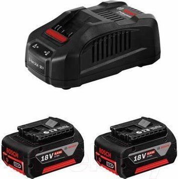 Акумуляторні батареї з ЗУ Bosch, комплект 2 шт, GBA 18Вх4.0A*год + GAL 18V-40 RC_1.600.A01.9S0 фото