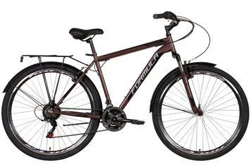 Велосипед ST 28" Formula MAGNUM AM Vbr рама-20,5" коричневий з багажником зад St, з крилом St 2022 VT_OPS-FR-28-022 фото