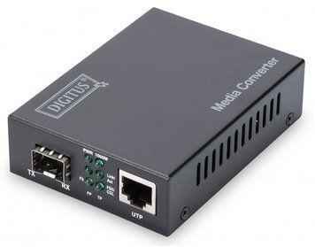 Медіа конвертор Digitus 10 Gigabit Ethernet, SFP supports 1G, 2.5G, 5G and 10G, open slot RC_DN-82211 фото