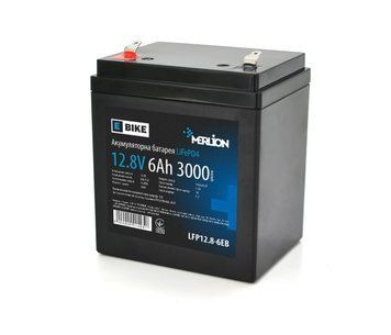Літій-залізо-фосфатний акумулятор Merlion LiFePO4 12.8V 6Ah (4S1P/BMS-10A) (151x65x97) 5000 циклов U_01495 фото