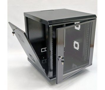 Шафа Voltronic 12U, 600х600х640 мм (Ш * Г * В), акрилове скло, чорна U_04845 фото