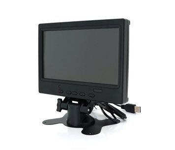 Монитор для видеонаблюдения 7"(16:9) панель IPS, AV/VGA/HDMI разъемы + touchscreen, 1024*600ips, 12-24V, BOX U_17651 фото