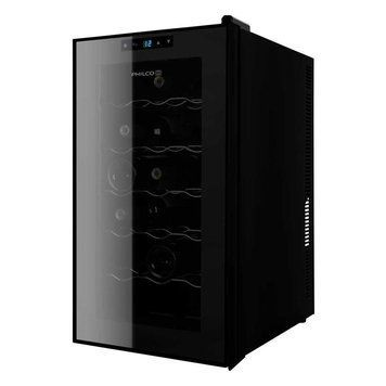 Холодильник Philco для вина, 64х34.5х52, холод.відд.-47л, зон - 1, бут-18, дисплей, підсвічування, чорний RC_PW18F фото
