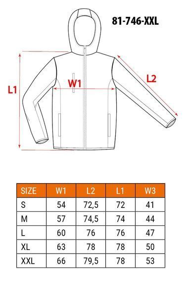 Tools Куртка робоча Basic, XXL(56), підвищеної видимості, поліестер, 240 г/м2, помаранчевий Neo RC_81-746-XXL фото