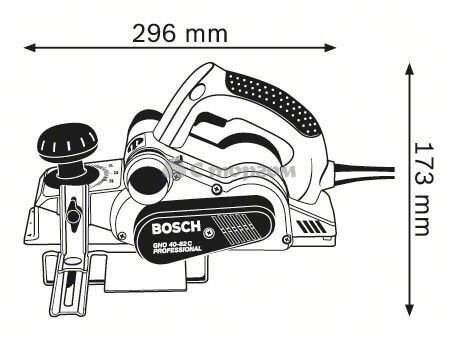 Рубанок Bosch GHO 40-82 C у чемодані (0601509A760) RC_0.601.59A.760 фото