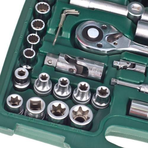 Набір торц. головок професійний 1/4"DR4-14мм та 1/2"DR10-32 мм,108 предм HANS OL_55505 фото