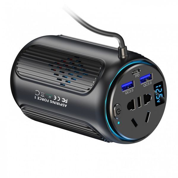 Автомобільний інвертор Aspiring Force 1 150W, PD20W AS_FC.150 фото