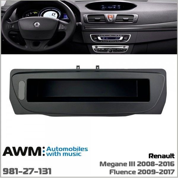 Перехідна рамка Renault Megane III, Fluence AWM 981-27-131 AV_981-27-131 фото