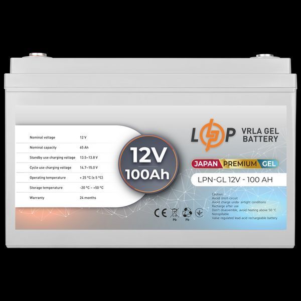 Аккумулятор гелевый LPN-GL 12V - 100 Ah LP_13719 фото