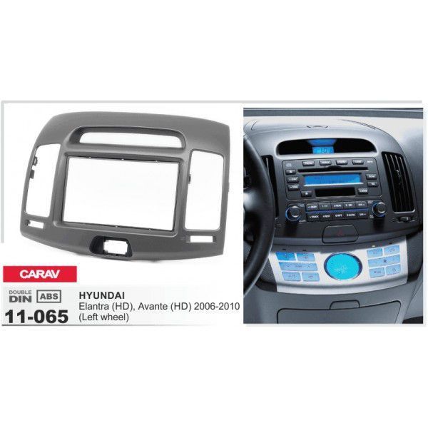 Перехідна рамка CARAV 11-065 для HYUNDAI Elantra (HD), Avante (HD) 2006-2010 (Left wheel / Grey) AV_11-065 фото