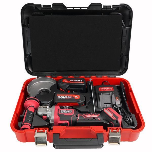 Аккумуляторная бесщеточная шлифмашина угловая WORCRAFT CAG‑S20LiBM‑125B WM_13291 фото