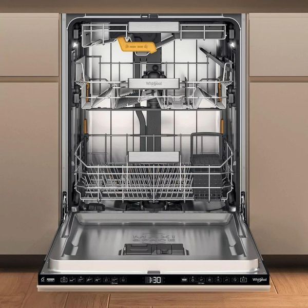 Посудомоечная машина Whirlpool встроенная, 14компл., A+++, 60см, дисплей, 3й корзина, белая RC_W8IHF58TU фото