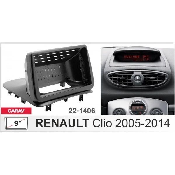 Переходная рамка Renault Clio Carav 22-1406 AV_22-1406 фото
