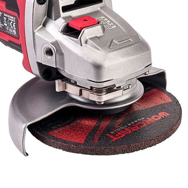 Аккумуляторная бесщеточная шлифмашина угловая WORCRAFT CAG‑S20LiBM‑125B WM_13291 фото