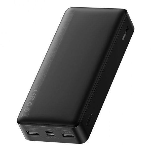 Зовнішній акумулятор Baseus Bipow Digital 15W 20000mAh Чорний (PPDML-J01) LP_17007 фото